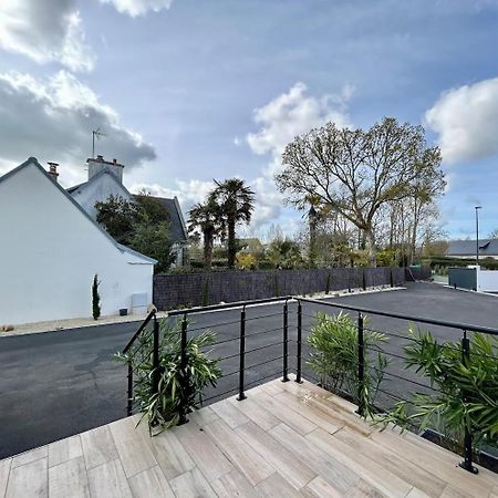 Superbe Villa Tout Confort Avec Piscine Chauffee Er Couverte Et Spa A 2 Pas De La Plage Fouesnant Buitenkant foto