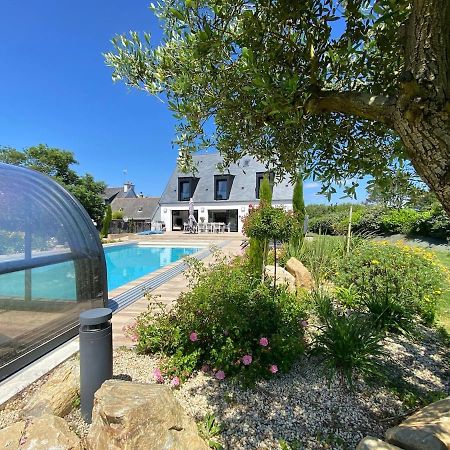 Superbe Villa Tout Confort Avec Piscine Chauffee Er Couverte Et Spa A 2 Pas De La Plage Fouesnant Buitenkant foto