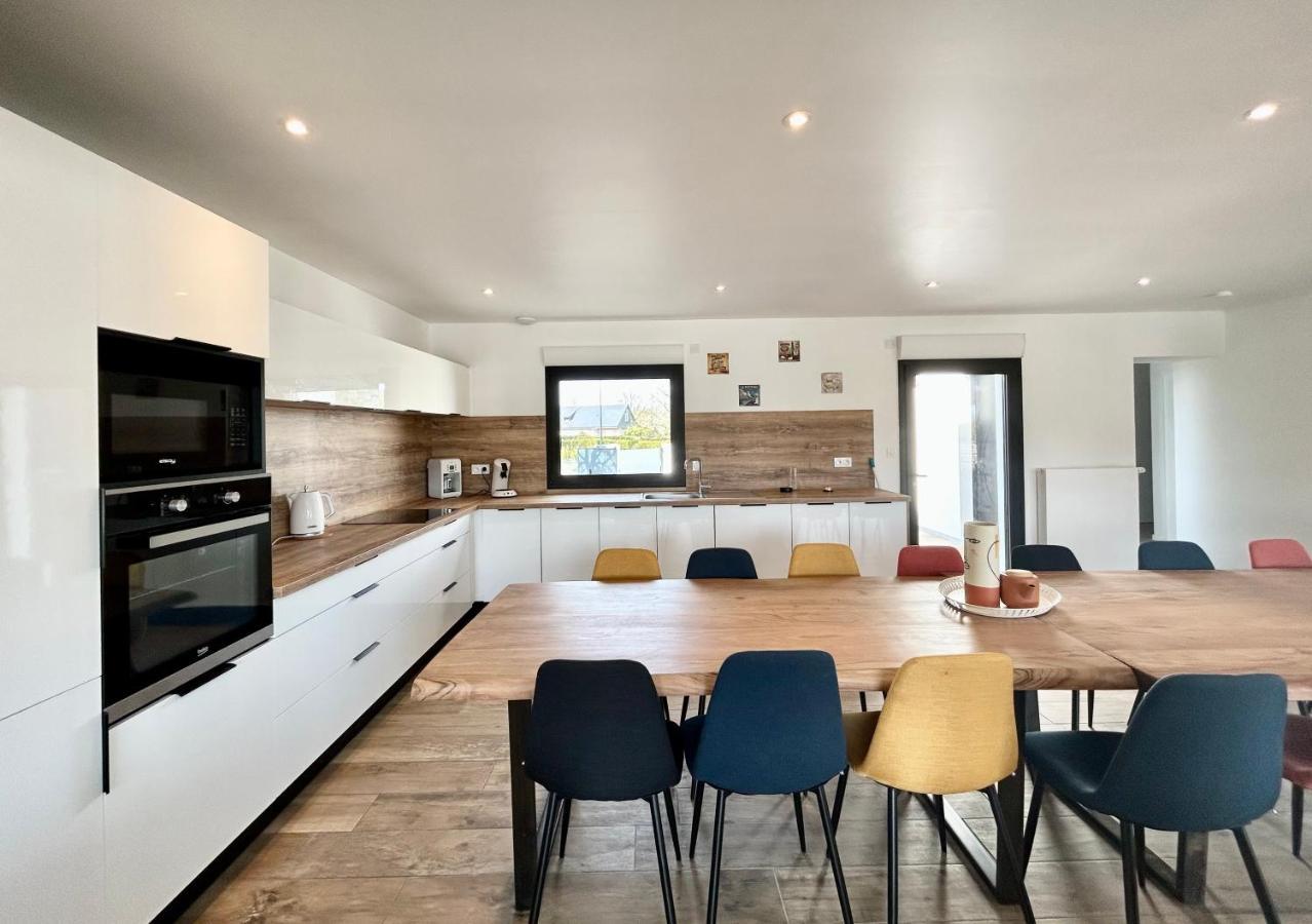 Superbe Villa Tout Confort Avec Piscine Chauffee Er Couverte Et Spa A 2 Pas De La Plage Fouesnant Buitenkant foto