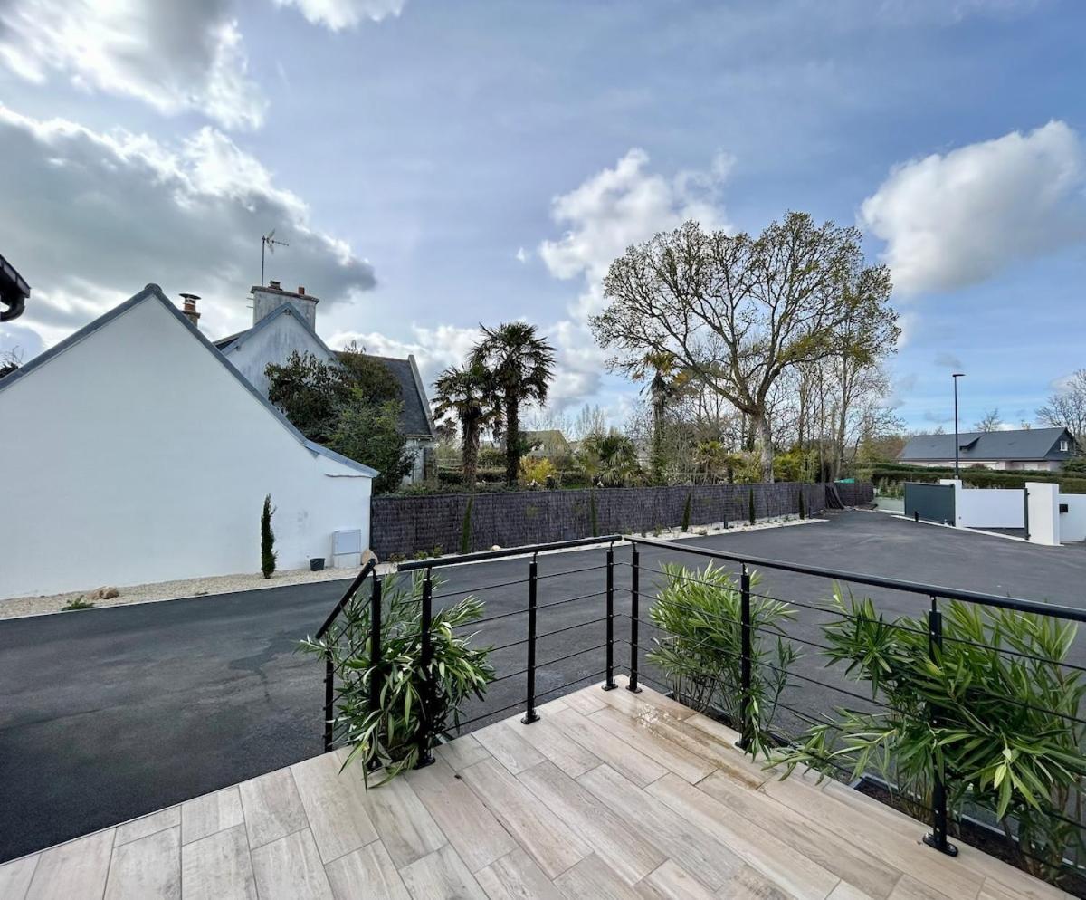 Superbe Villa Tout Confort Avec Piscine Chauffee Er Couverte Et Spa A 2 Pas De La Plage Fouesnant Buitenkant foto